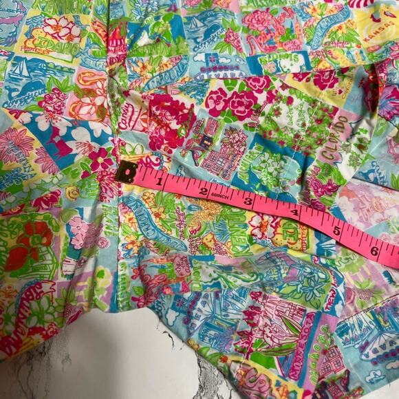 Lilly Pulitzer State of Mind Callahan Shorts Sz 10 - Picture 4 of 7
